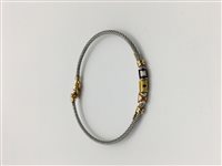 Bracciale Soma Gioielli Bracciale in acciaio oro e smalto in Acciaio GPL B532 BR AC/ORO - GPL B532 BR AC/ORO
